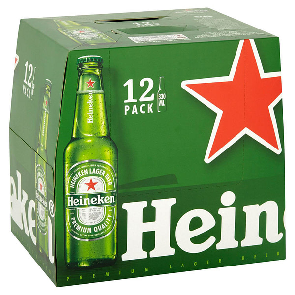 Heineken Lager 330ml NRB 12 Pack – AFT DrinksCash & Carry