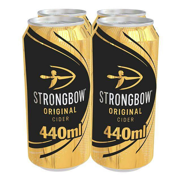 strongbow black can
