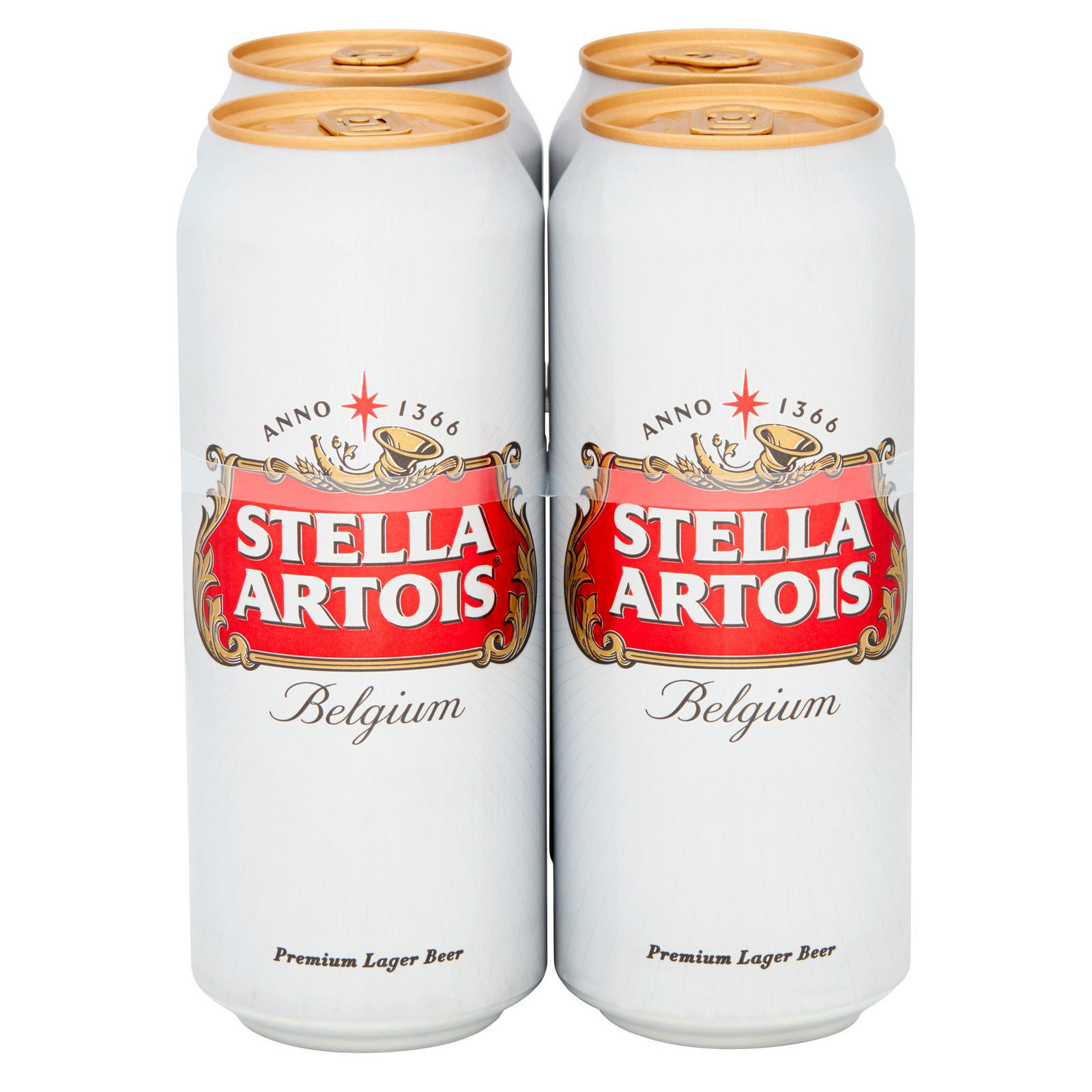 Stella Artois Lager 500ml Can 4 Pack – AFT DrinksCash & Carry