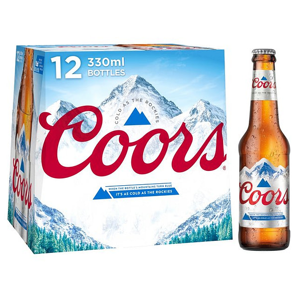 Coors Lager 330ml NRB 12 Pack AFT DrinksCash & Carry